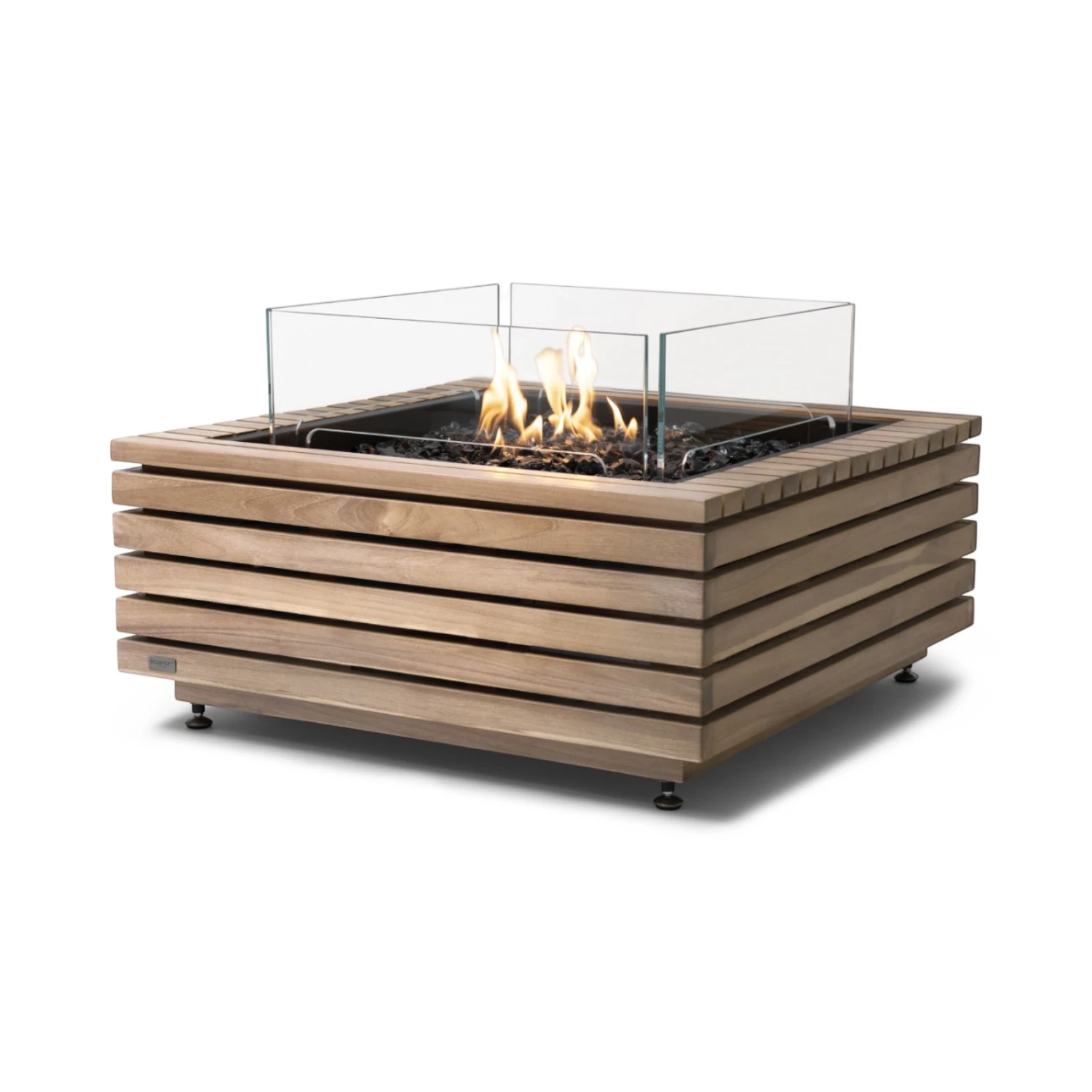 Base 30 - Teak Bio-ethanol Vuurtafel