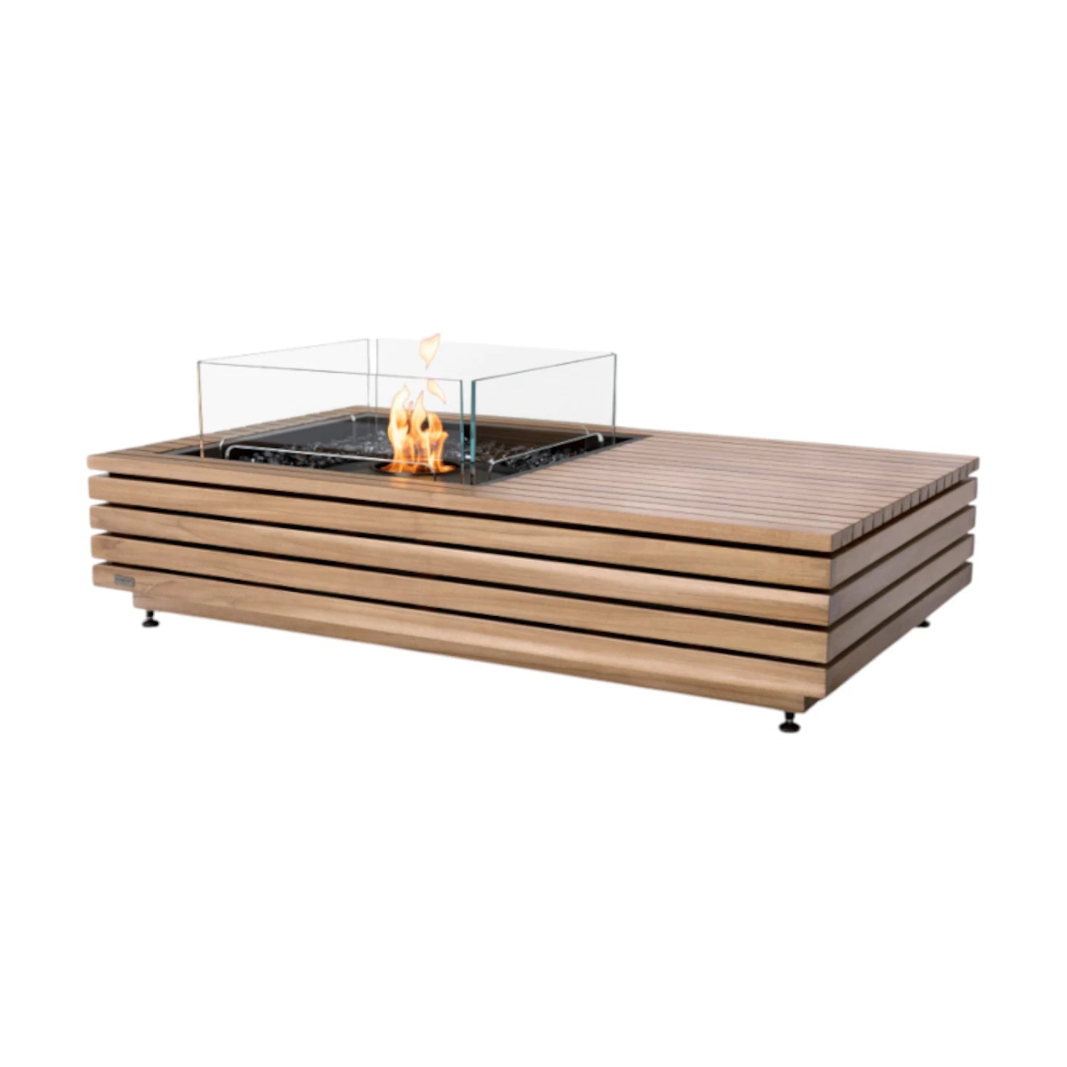 Manhattan 50 - Teak Bio-ethanol Vuurtafel