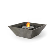 Nova 600 outdoor bioethanol fireplace, square compact design