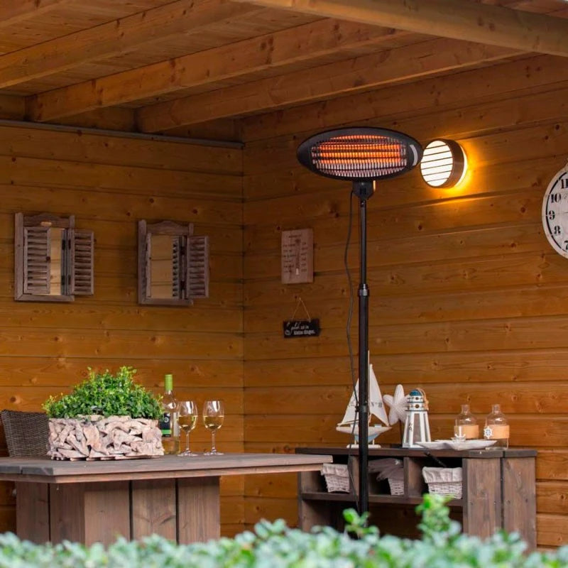 Elektra staande terrasverwarmer 2000 watt
