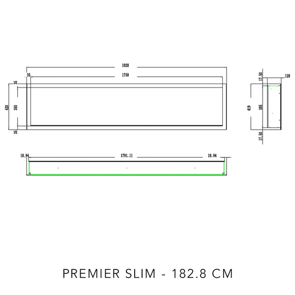 Premier Slim Elektrische Haard