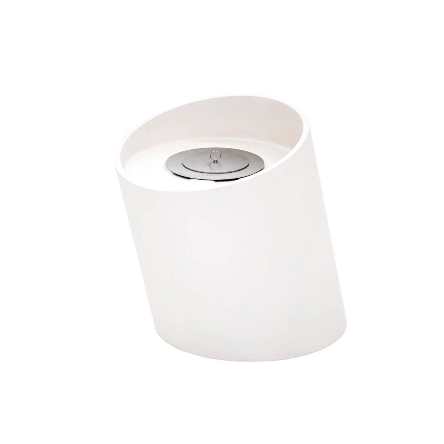TORRE bio-ethanol vuurzuil M – crème wit