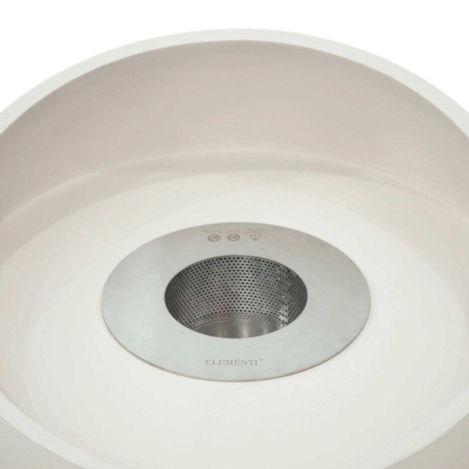 FIRENZE bio-ethanol vuurschaal – crème wit