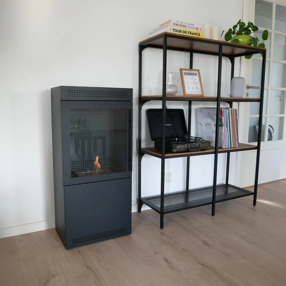 Jackson - bio-ethanol haard in houtkachel design
