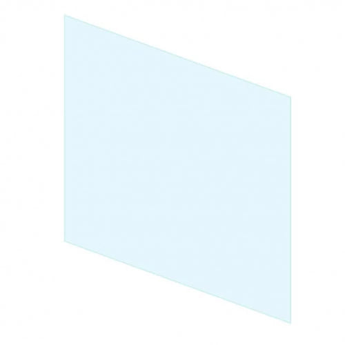 Eenzijdig volledig glas - 1400 mm
