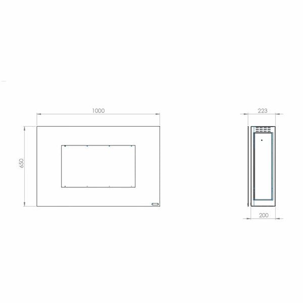 Mito Small - Geborsteld Staal