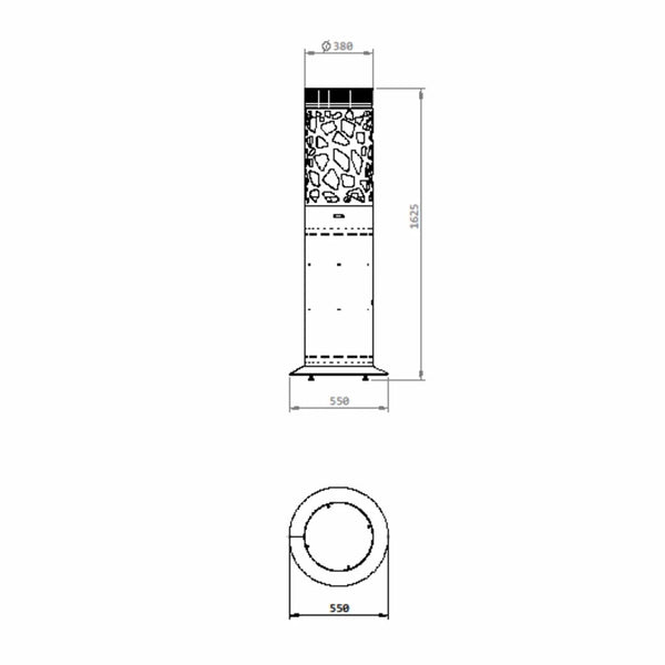 Selene Tile - Zwart