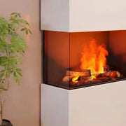 Glow Fire glaspanel til vanddamppejse