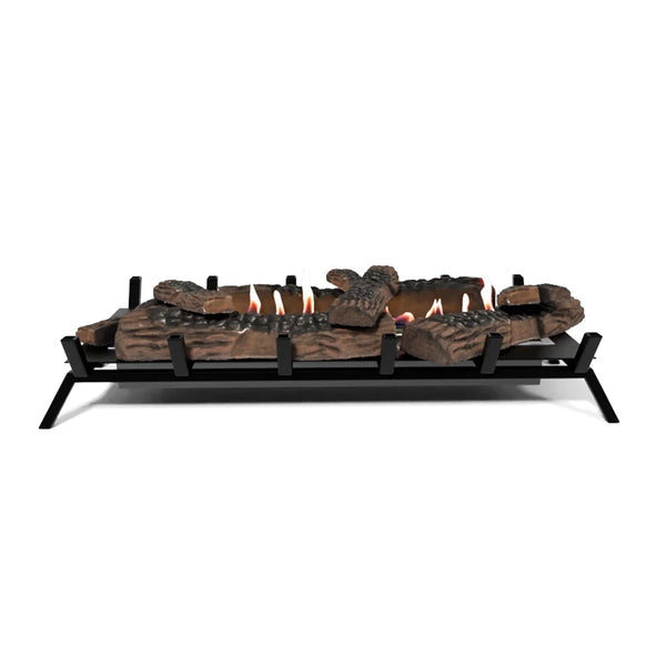 Grate XL - Inzetbrander met keramisch hout (80 cm)