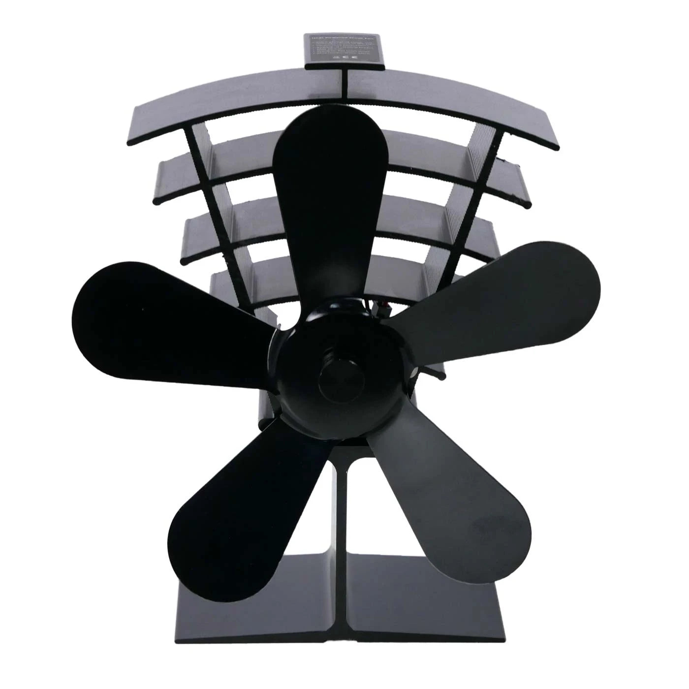 Zwarte warmte-activeerde ventilator – 5 staalbladen