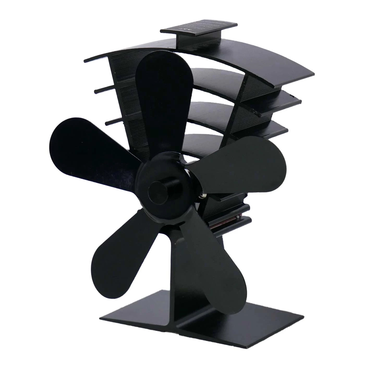 Zwarte warmte-activeerde ventilator – 5 staalbladen