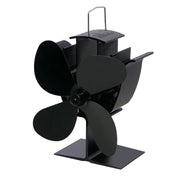 Warmte-aangedreven haardventilator – 4 bladen | Staal