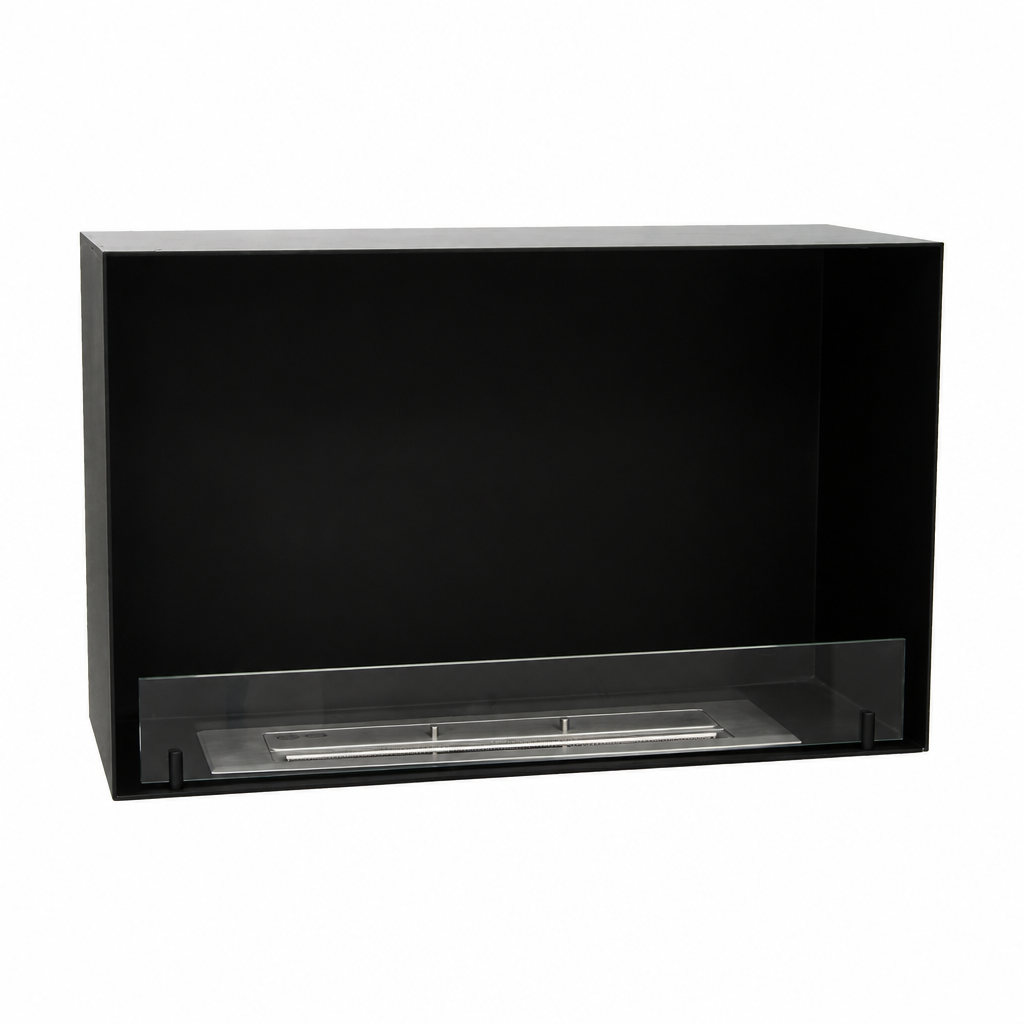Foco One 800 Medium studio shot with the corrected silver burner tray detail (unlit), technical reference view