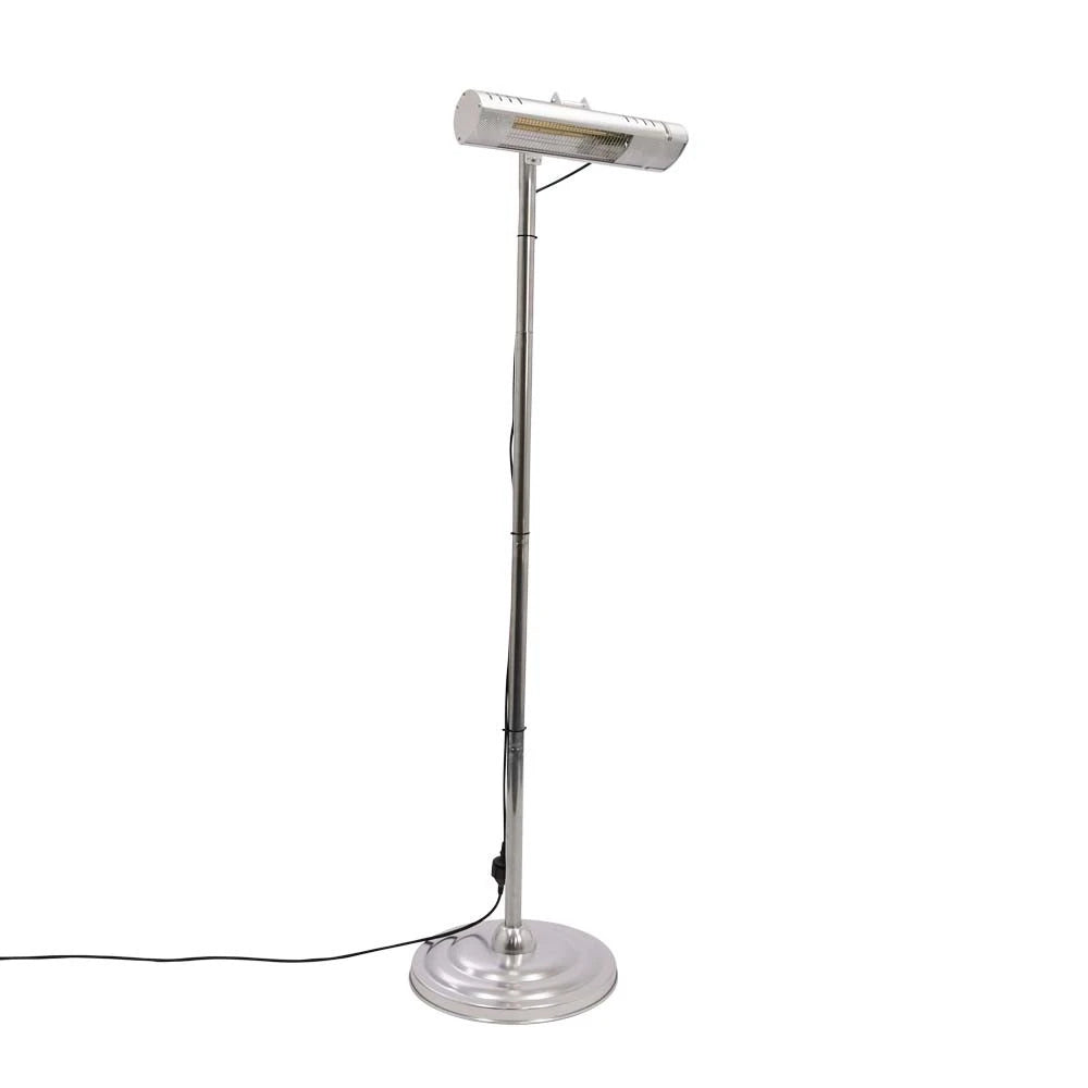 Terrasverwarmer vrijstaand vloermodel 1500 W, GT - Zilver