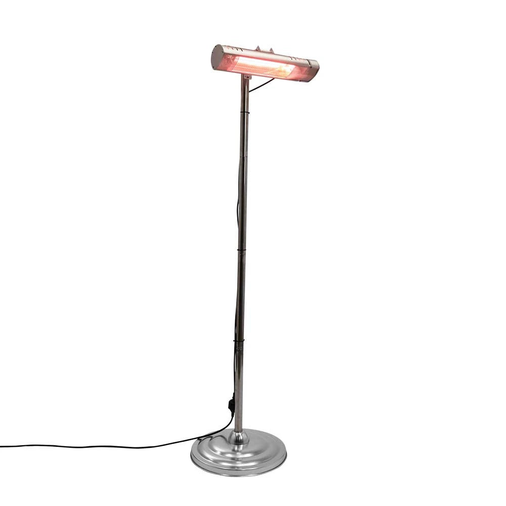Terrasverwarmer vrijstaand vloermodel 1500 W, GT - Zilver
