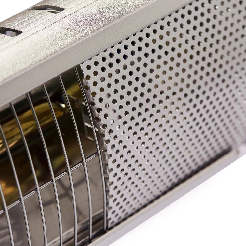 Terrasverwarmer vrijstaand vloermodel 1500 W, GT - Zilver