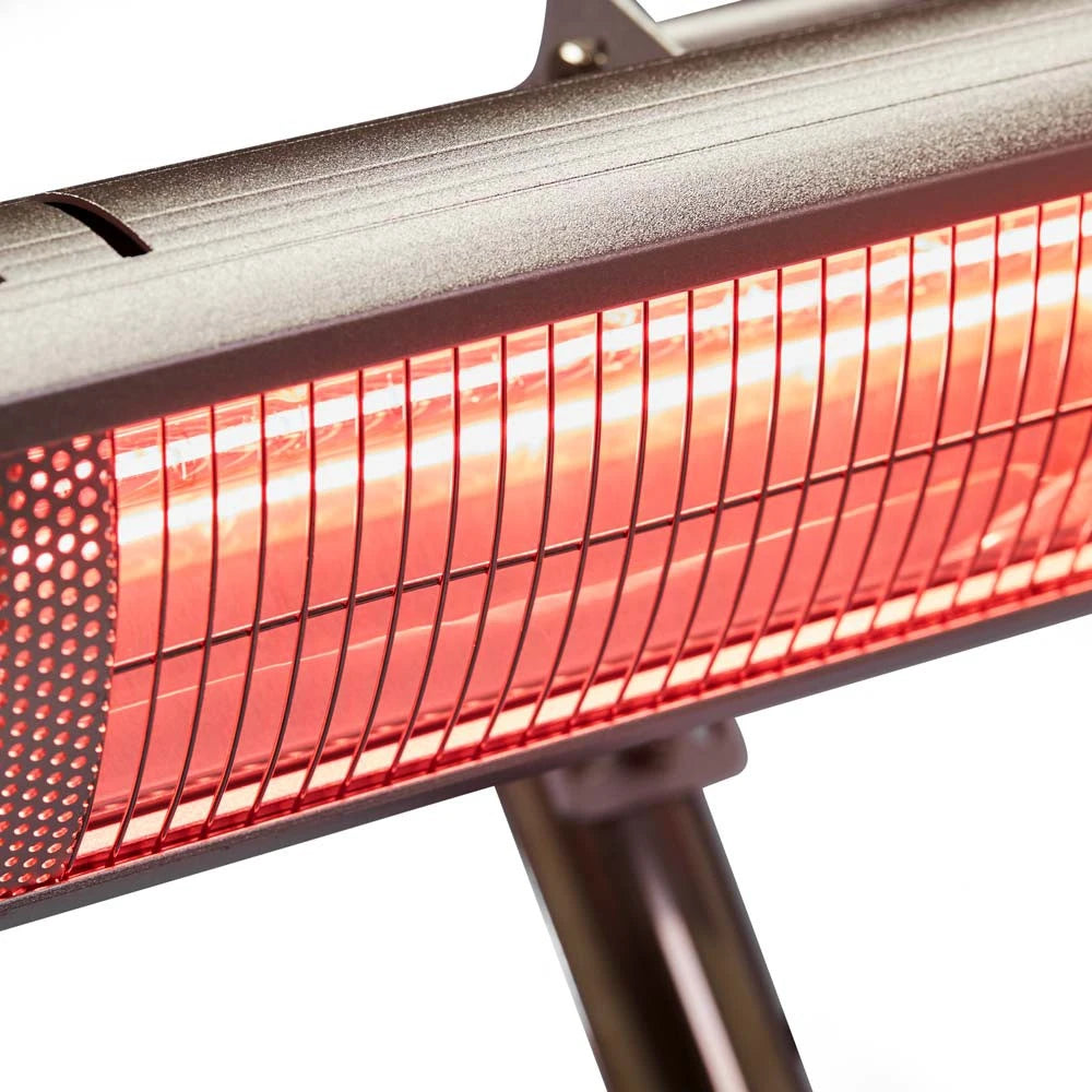 Terrasverwarmer vrijstaand vloermodel 1500 W, GT - Zilver