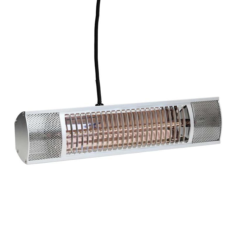 Terrasverwarmer wandmodel 1500 W, GT, Ø51 cm - Zilver