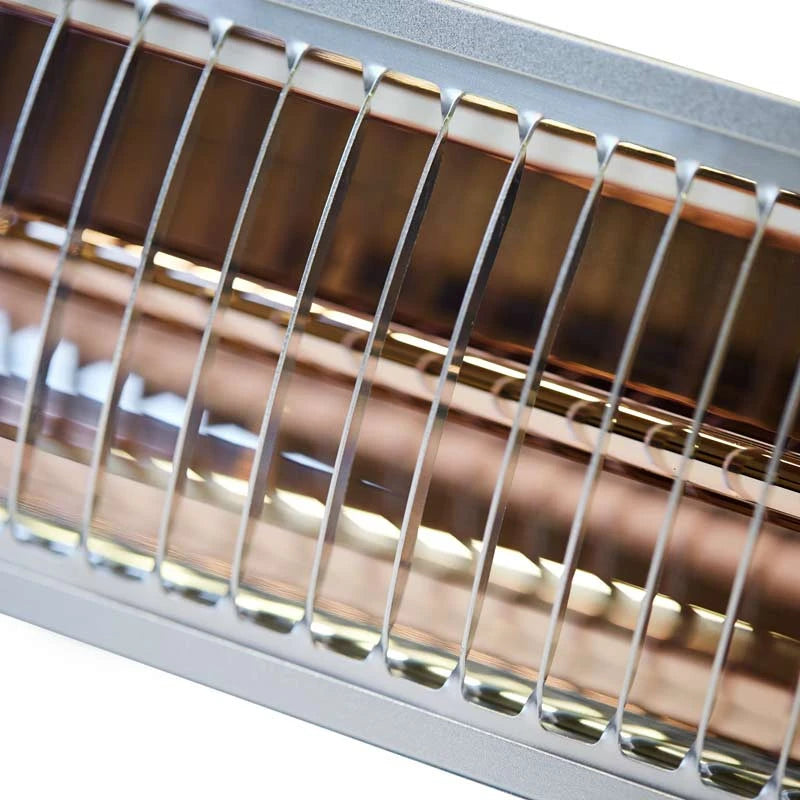 Terrasverwarmer wandmodel 500/ 1000/ 1500 W - Zilver