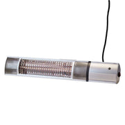 Terrasverwarmer wandmodel 500/ 1000/ 1500 W - Zilver