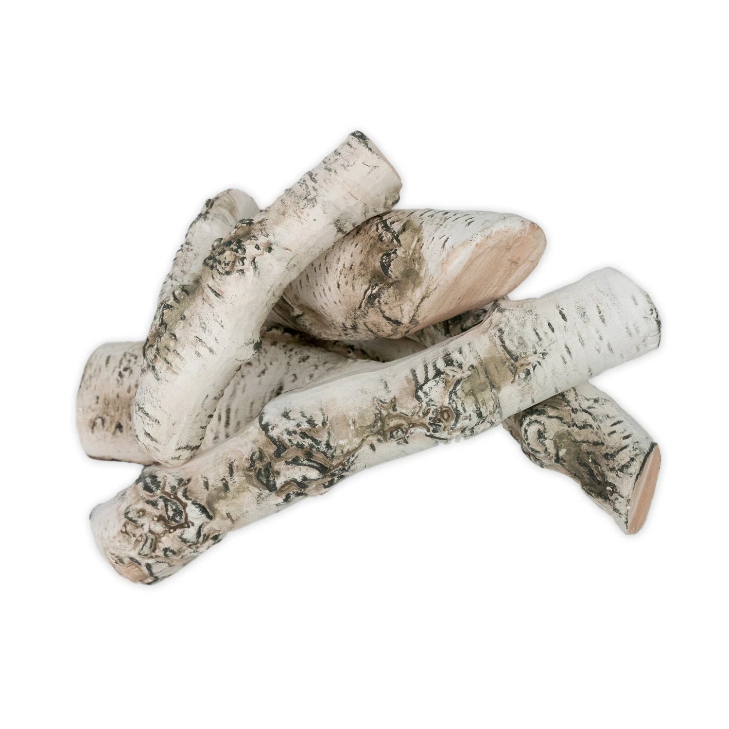 Witte decoratieset - 5 stuks.
