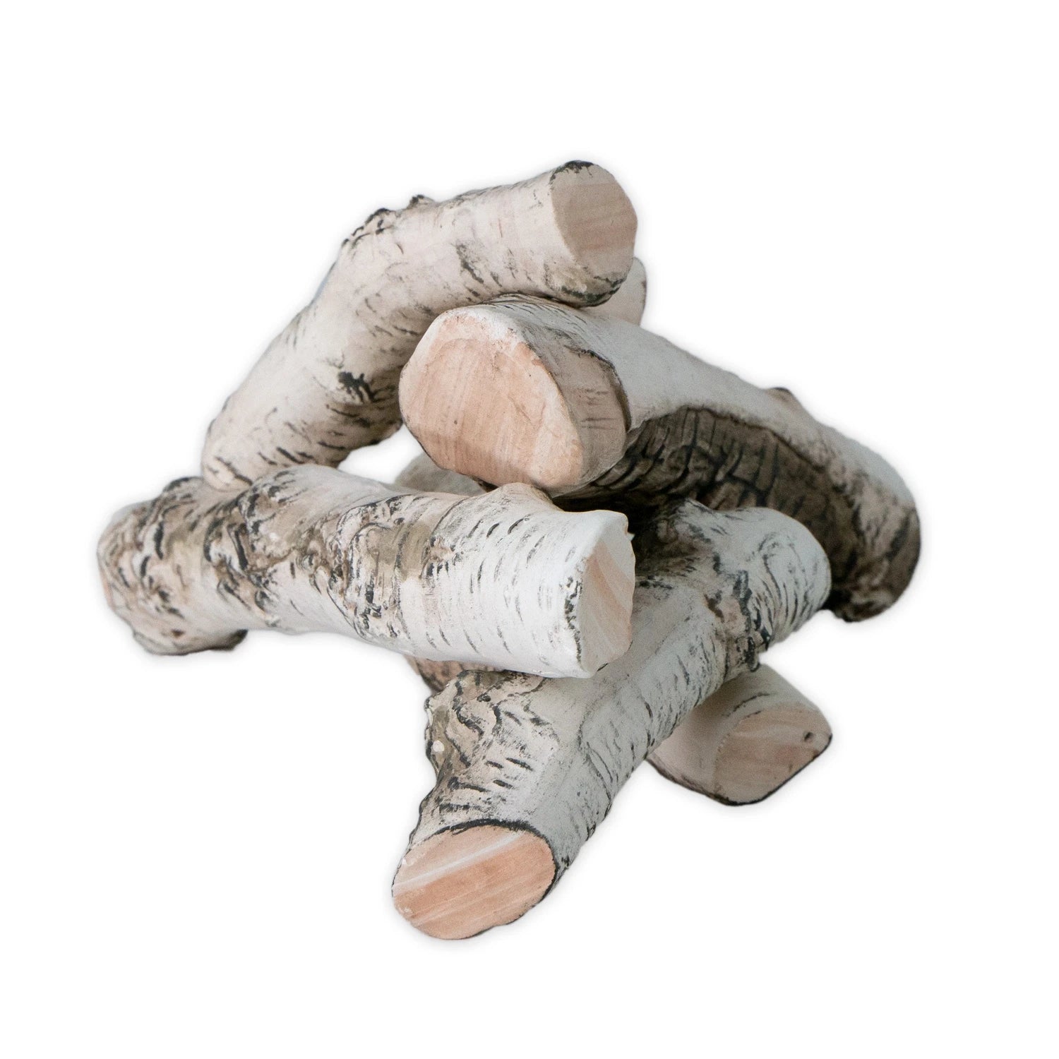 Witte decoratieset - 5 stuks.