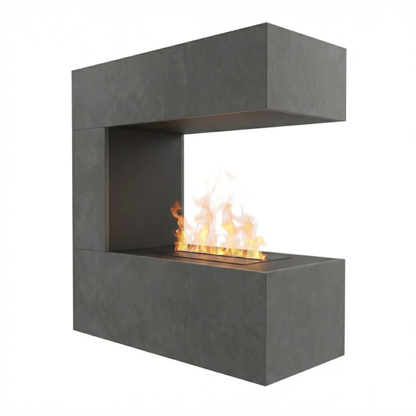 Schiller Wand Grijs - OMC 400 | Wandgemonteerde waterdamphaard