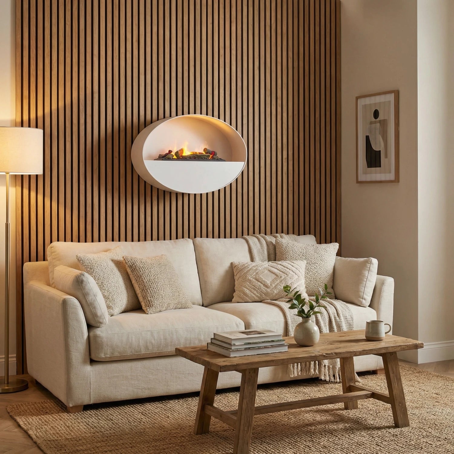 Kjos - Wit - Damphaard voor wandmontage