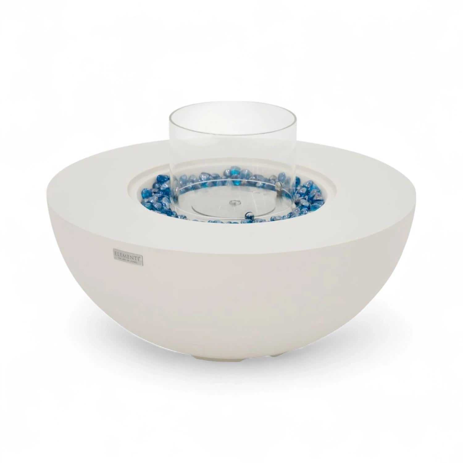 ROCA bio-ethanol vuurtafel – crème wit