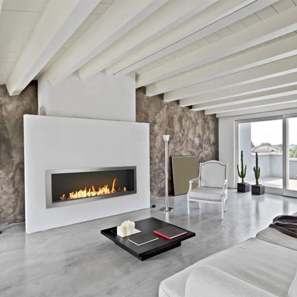 Icon Fires Slimline Firebox SFB1650 - Staal