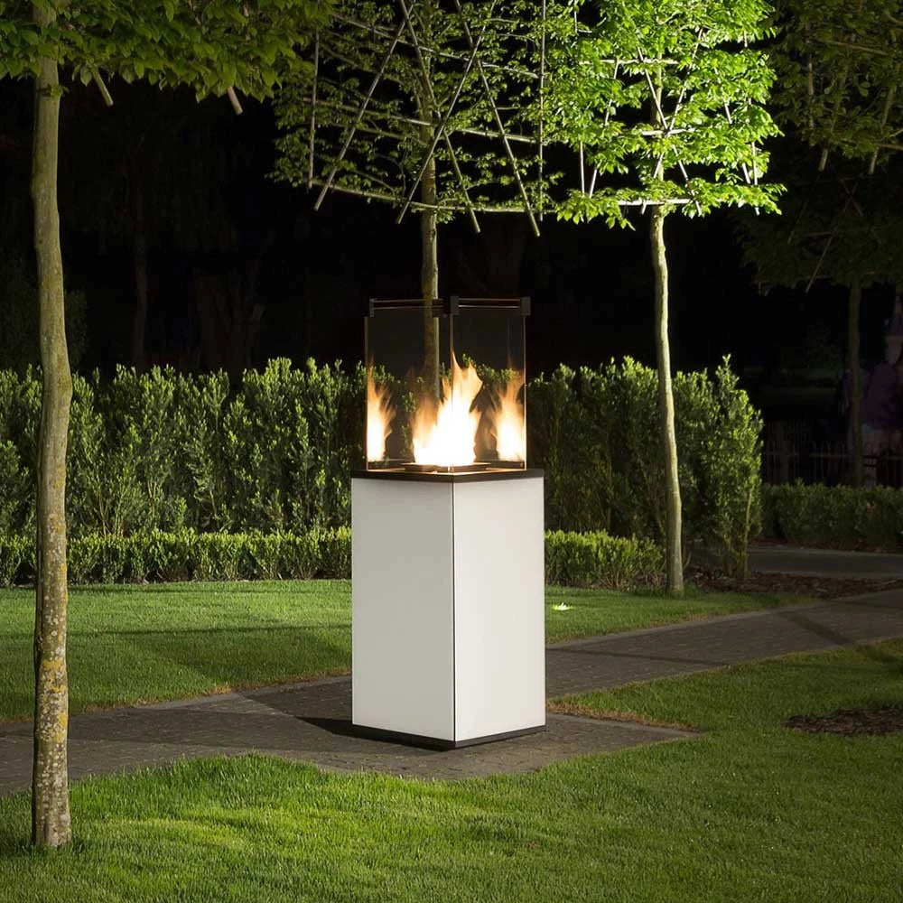 Deluxe Patio buitenhaard op gas - Wit