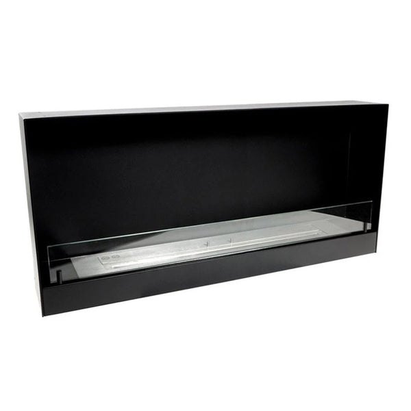 140 cm bio-ethanol inbouwhaard - Zwart