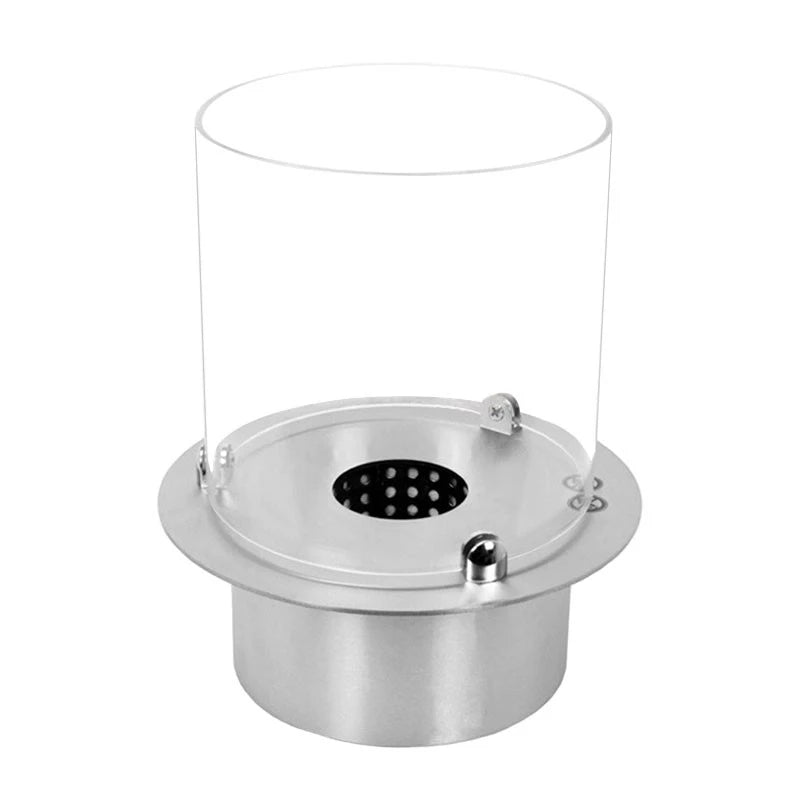 Ronde inbouw biohaard - Staal