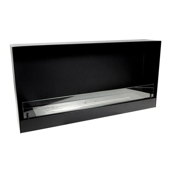 100 cm bio-ethanol inbouwhaard - Zwart