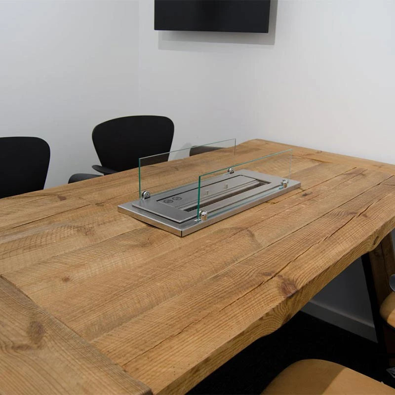 Stalen kader met glas - 80 cm
