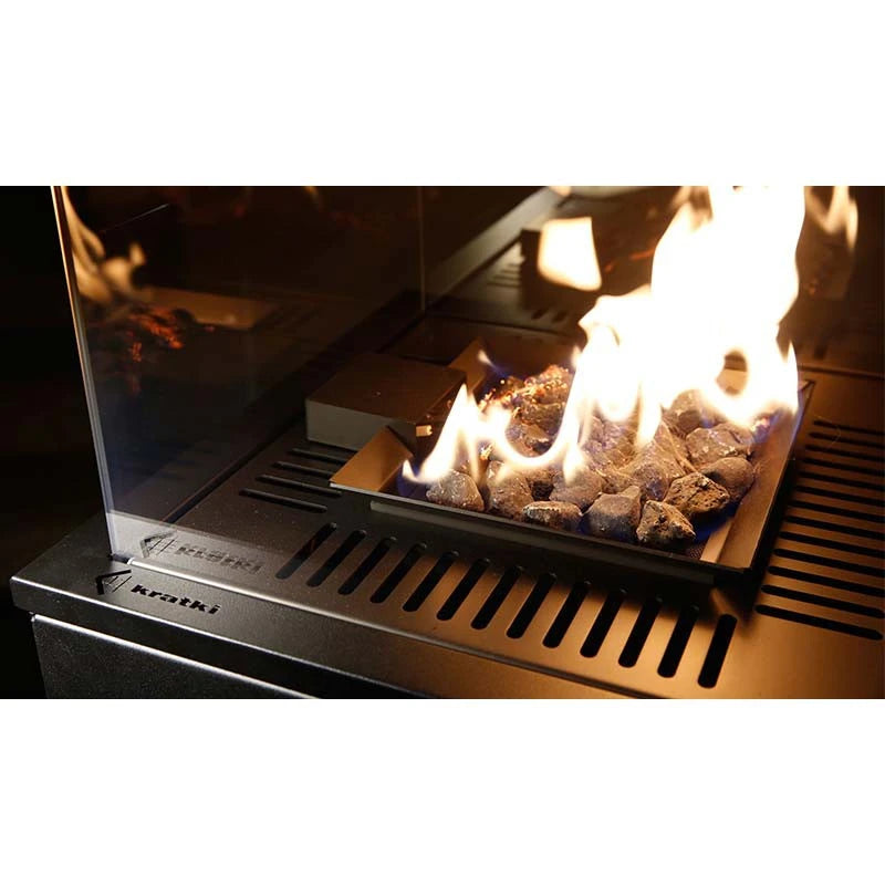 Deluxe Patio buitenhaard op gas - Zwart