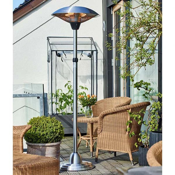 Terrasverwarmer 900/1200/2100 W, HA - Zilver