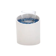 TORRE bio-ethanol vuurzuil M – crème wit