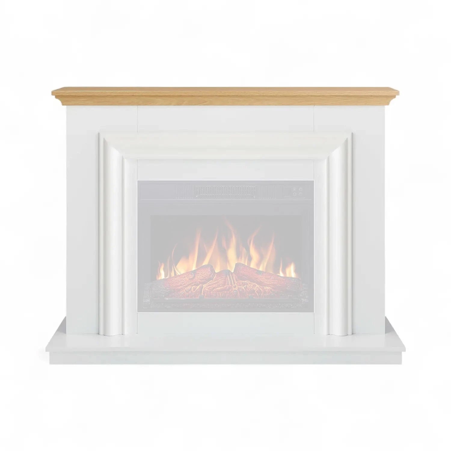 Marbelya Schouwombouw – Wit & Eiken (Alleen Frame)
