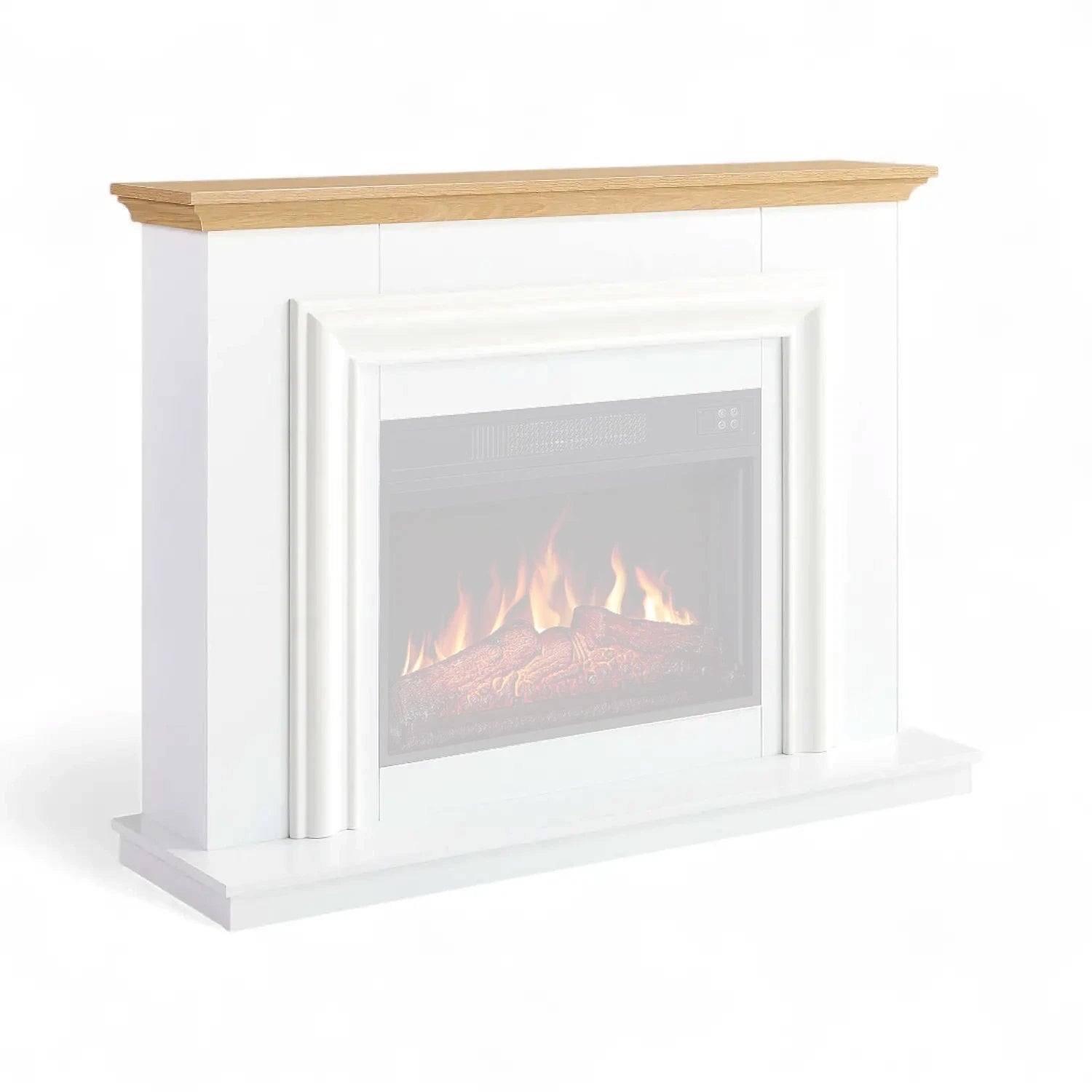Marbelya Schouwombouw – Wit & Eiken (Alleen Frame)