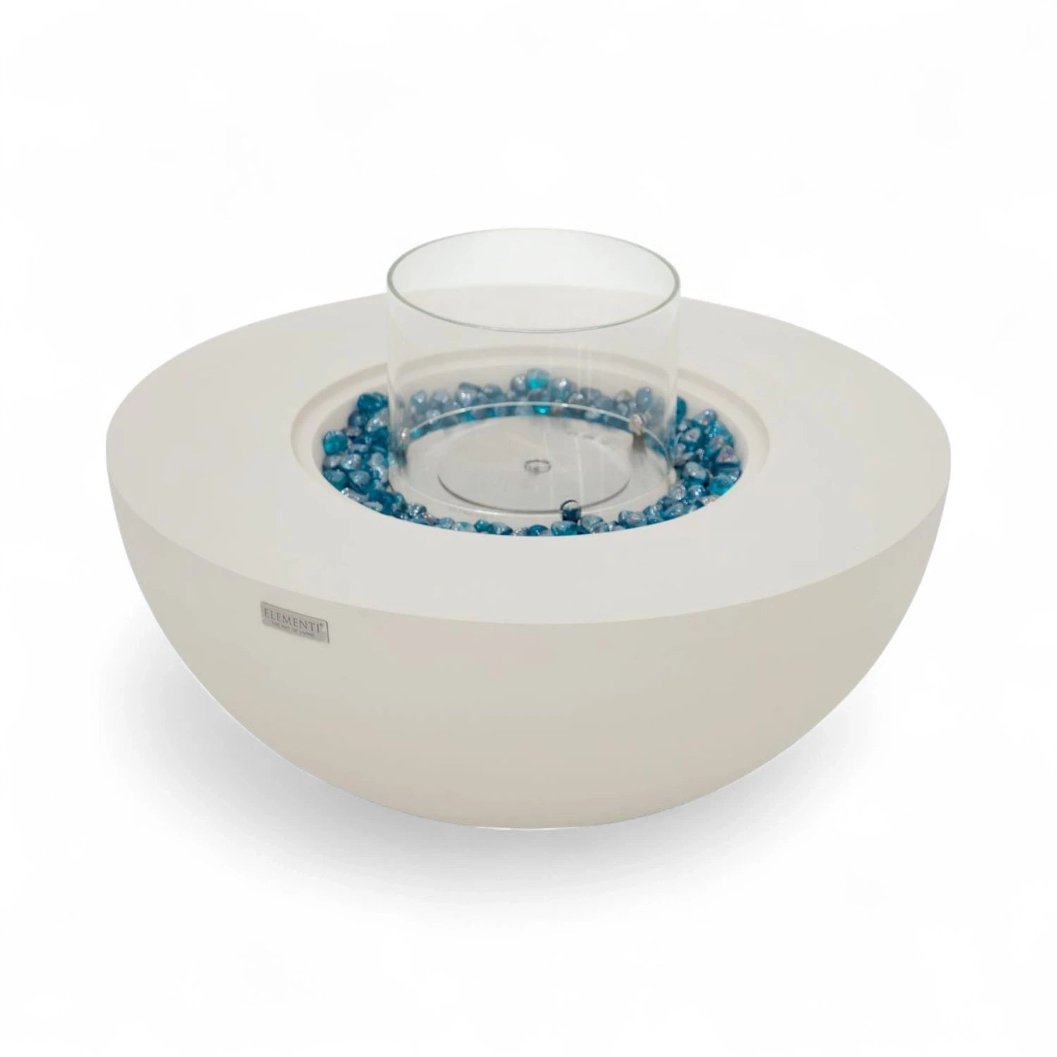 ROCA bio-ethanol vuurtafel – crème wit