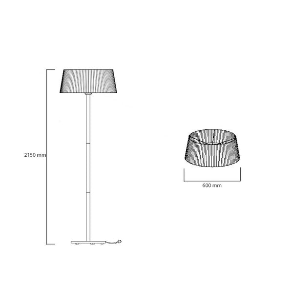 Terrasverwarmer 900/ 1200/ 2100 W, HA, Ø60 cm