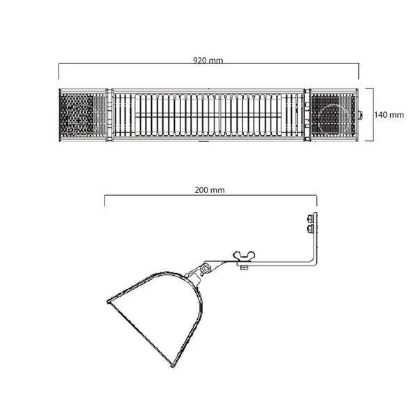 HEAT1 ECO Pro-line 2000W, BT, APP, luidspreker