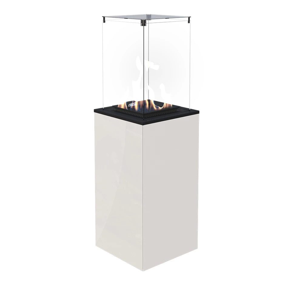 Deluxe Patio buitenhaard op gas - Wit