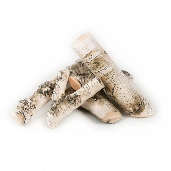Witte decoratieset - 5 stuks.