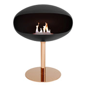 Pedestal Zwart + Koperen voet