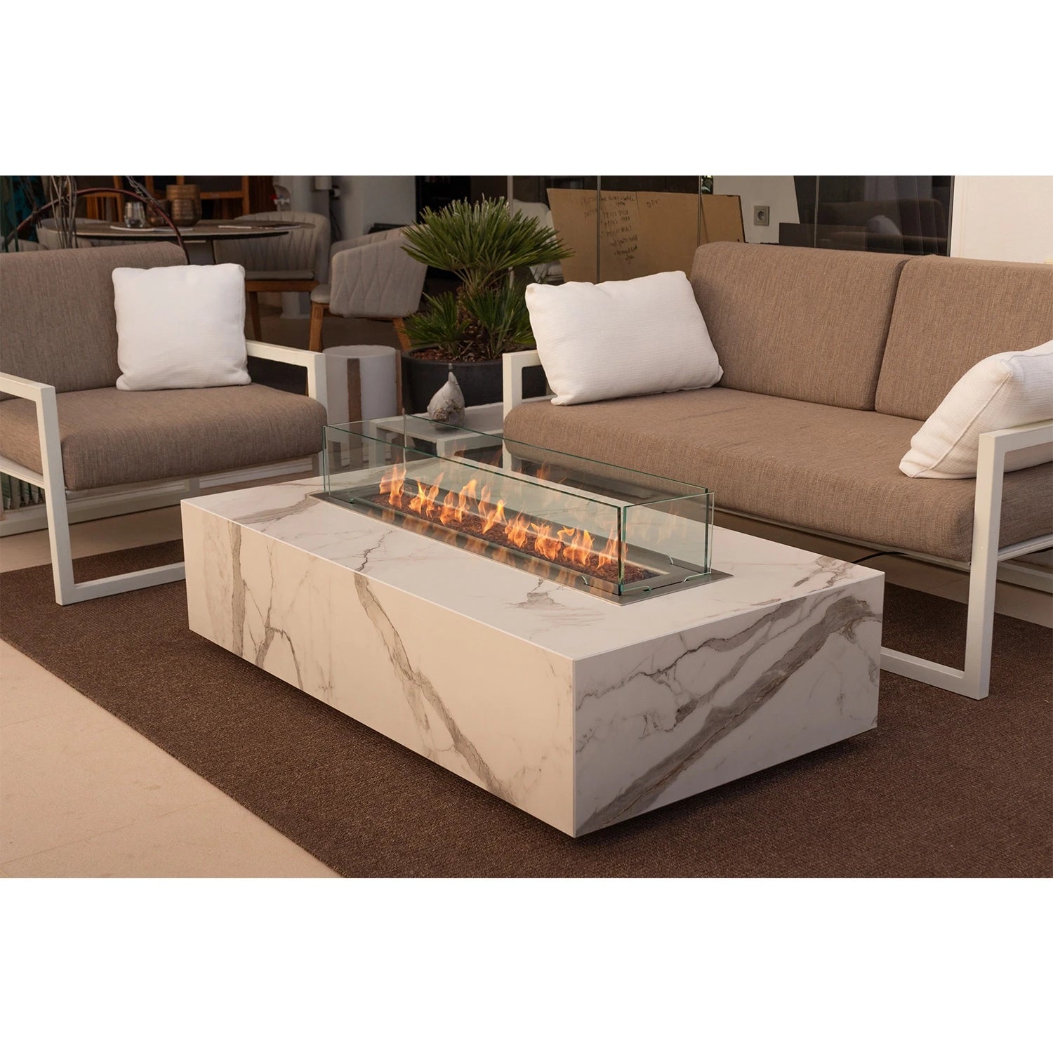 buiten bio-ethanol haardtafel Planika Cabo