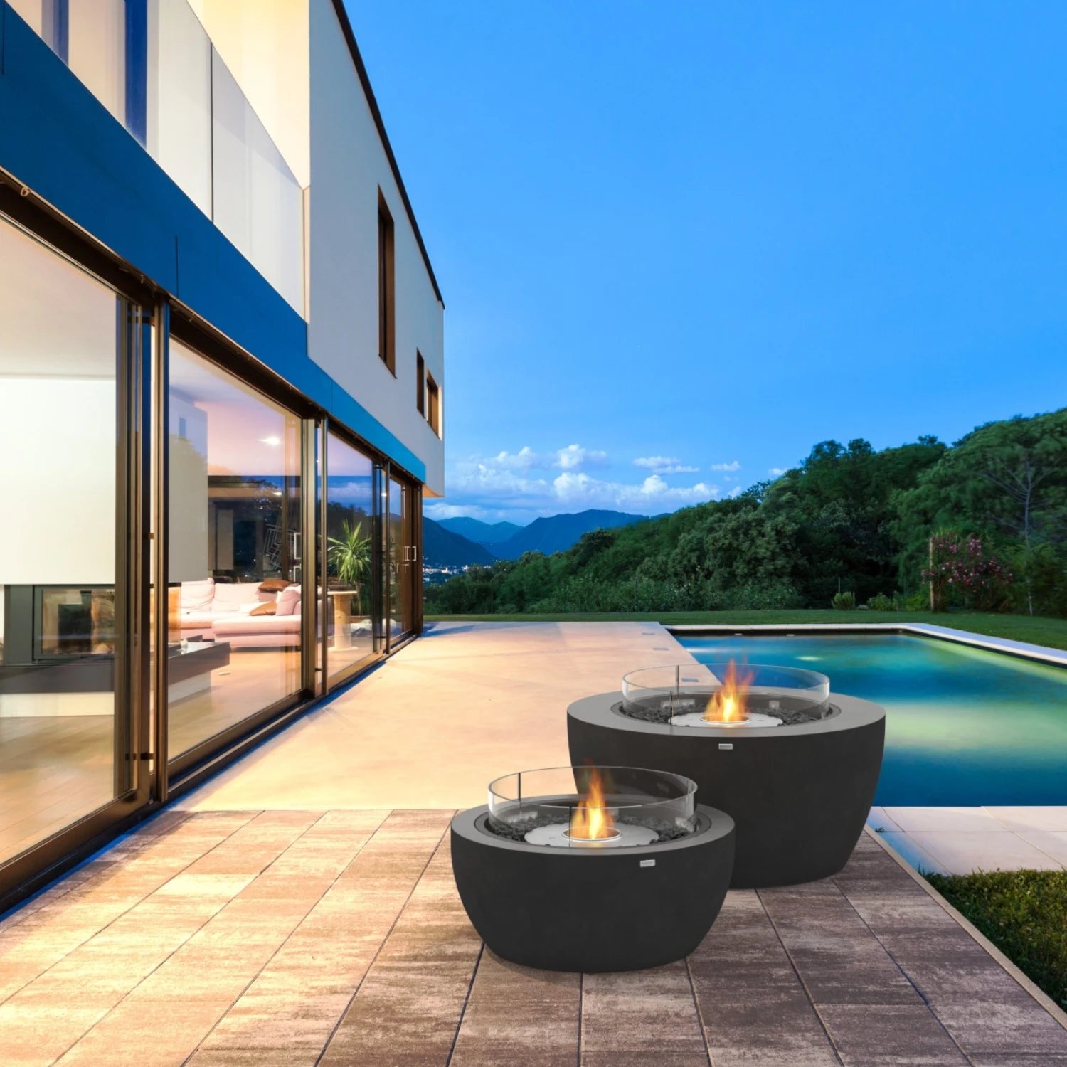 Pod 40 - Grafiet Outdoor Bio-ethanol Haard