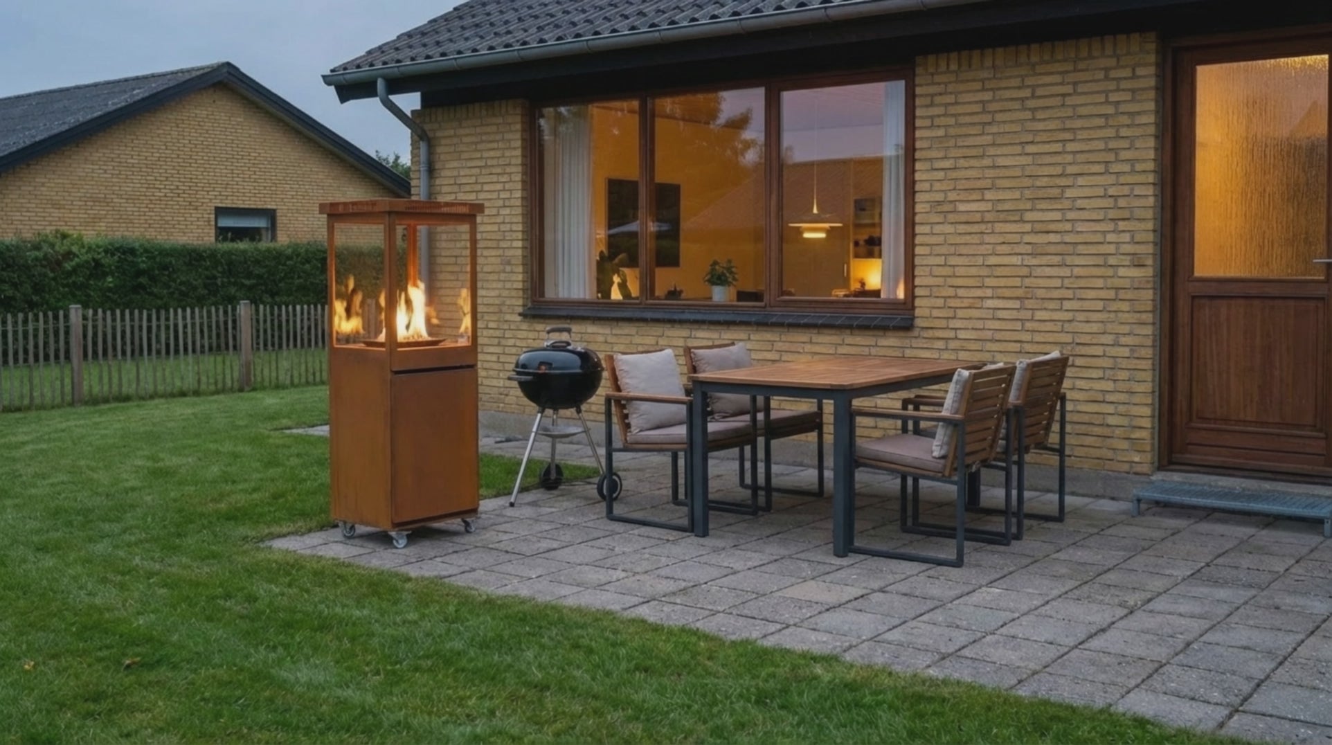 Video laden: Marino Premium - Cortenstaal Terrasverwarmer