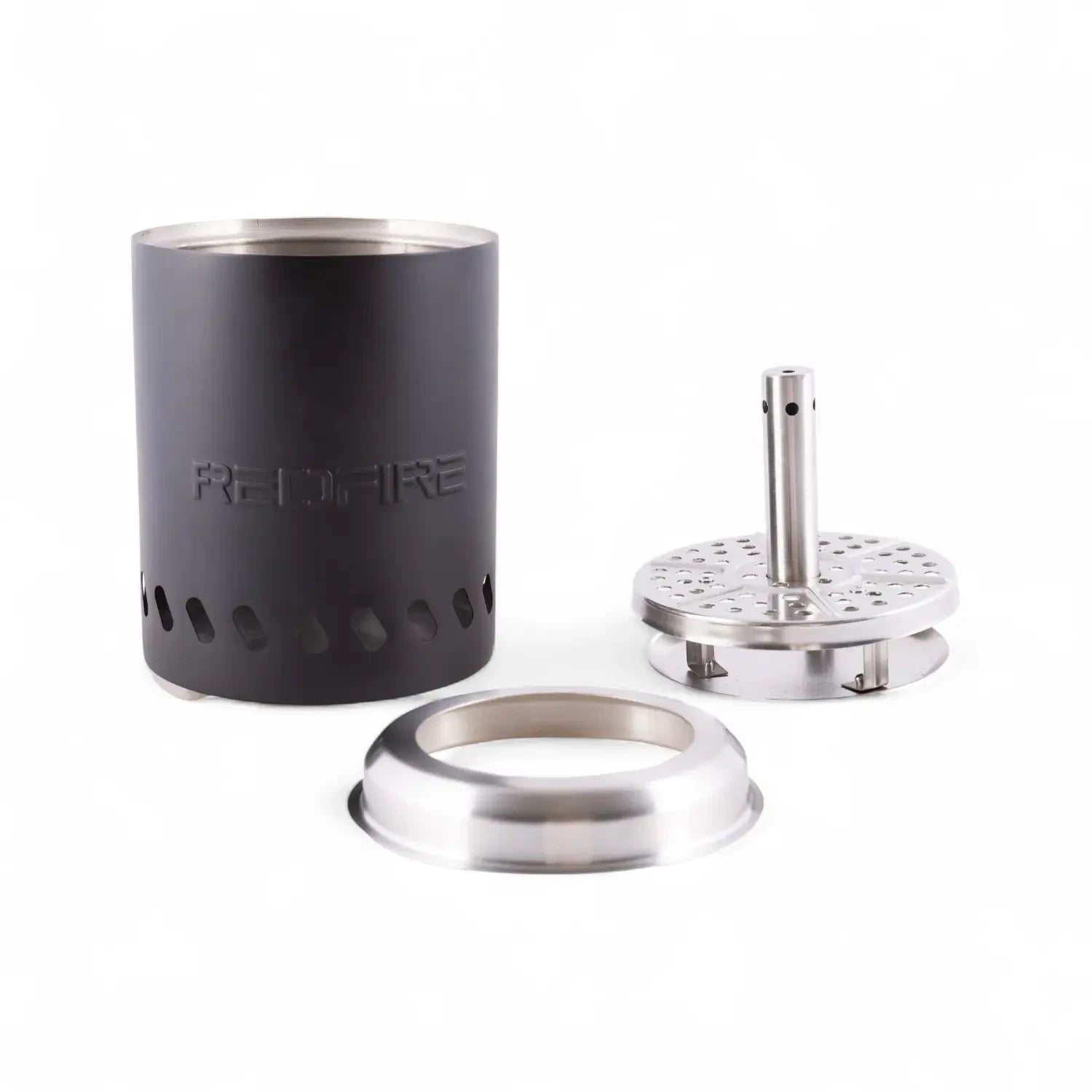Volcano Pellet Tafelvuurkorf Small – Zwart RVS